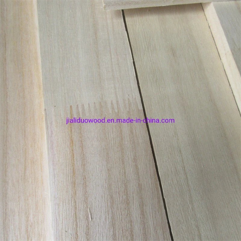 Finger Joint Blockboard Pegado de borde de madera de Paulownia Boards chino