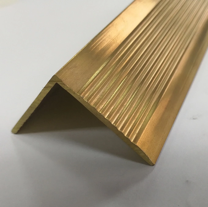 Chrome Plated of Stair Nosing Profile for Stair Brass