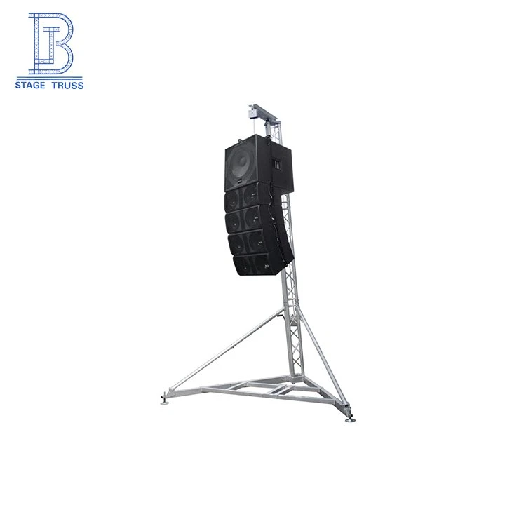 Aluminum Speaker Hanger Truss DJ Booth Ground Support Truss System Line Array Layer