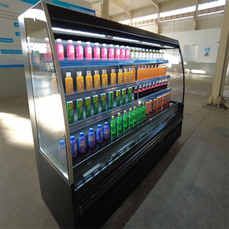 Half Multideck Cabinet and Semi Multideck Showcase for Supermarket or Convenience Store.