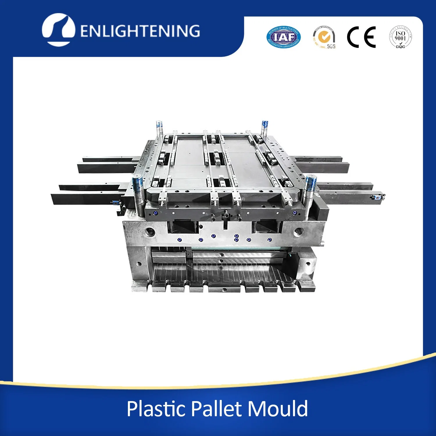 High quality/High cost performance  Medium Duty Low Price Industrial Plastic Pallet Injection Mold Molding for 140*120*15cm Nestable Pallet Make