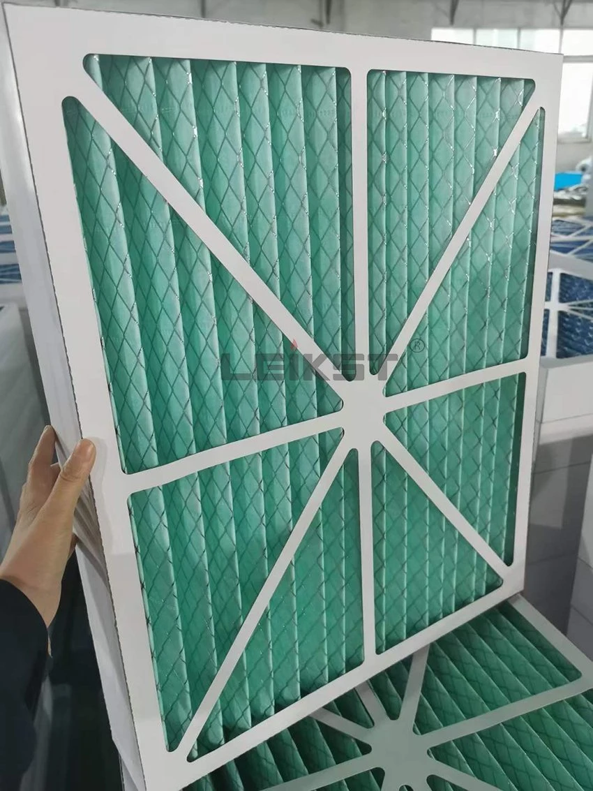 M6/F7/F8 Mini-Pleat Ashrae/Disposable ULPA Air Filter for Pharmaceutical Cleanroom (24X24X4) PA3873 G4 Panel Filter