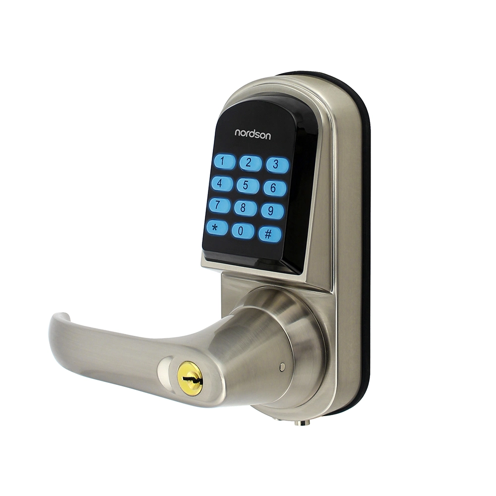 Stainless Steel American Standard Mortise Single Latch Bluetooth Smart Lock with Keypad