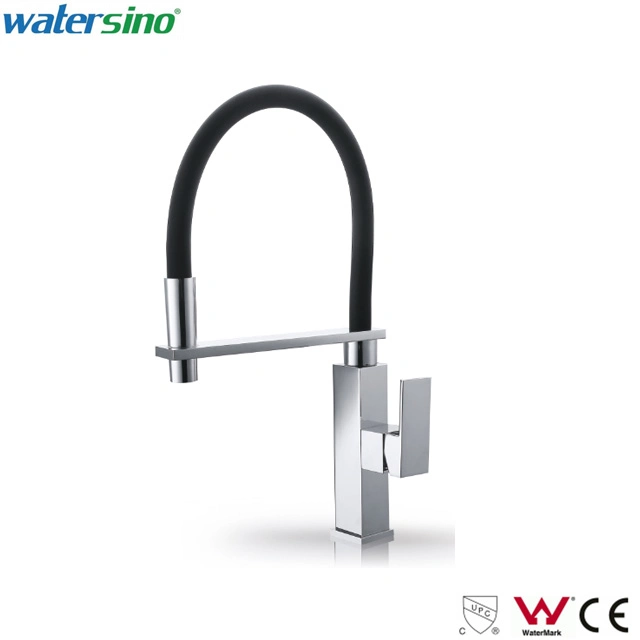 Watermark Cupc Ce Certified Chrome Brass Spring Kitchen Mixer Tap