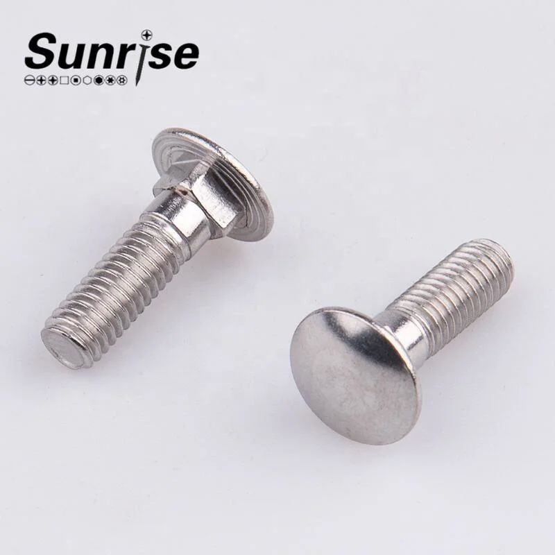 Carriage Bolts, DIN 603 Round Oval Neck Bolt Head