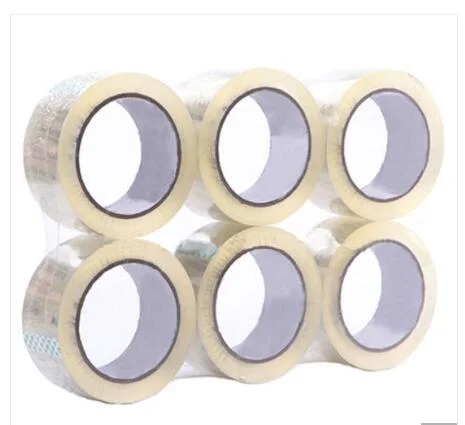 Carton Sealing Tape Packing Adhesive Transparent Clear Tape Self Adhesive Factory Produce Disaocunt Price Best Quality