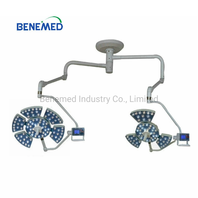 Ceiling Mounted Hospital LED Surgical Lamp Double Dome V4+6