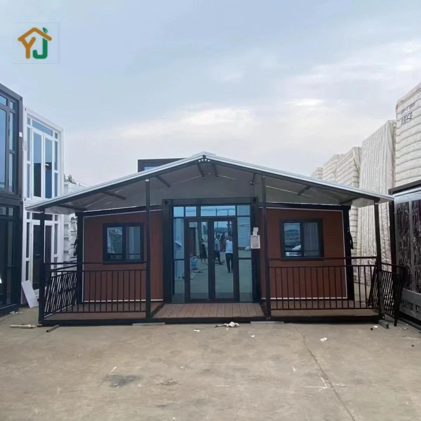 Export Foldable Double Wing Container Mobile Foldable Life Expandable Container Room