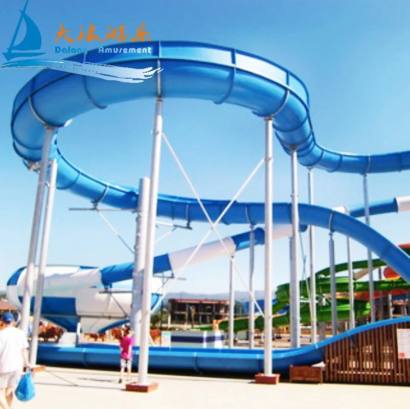 Parque infantil al aire libre tobogán acuático comercial China tobogán acuático Parque de atracciones Rides Equipo