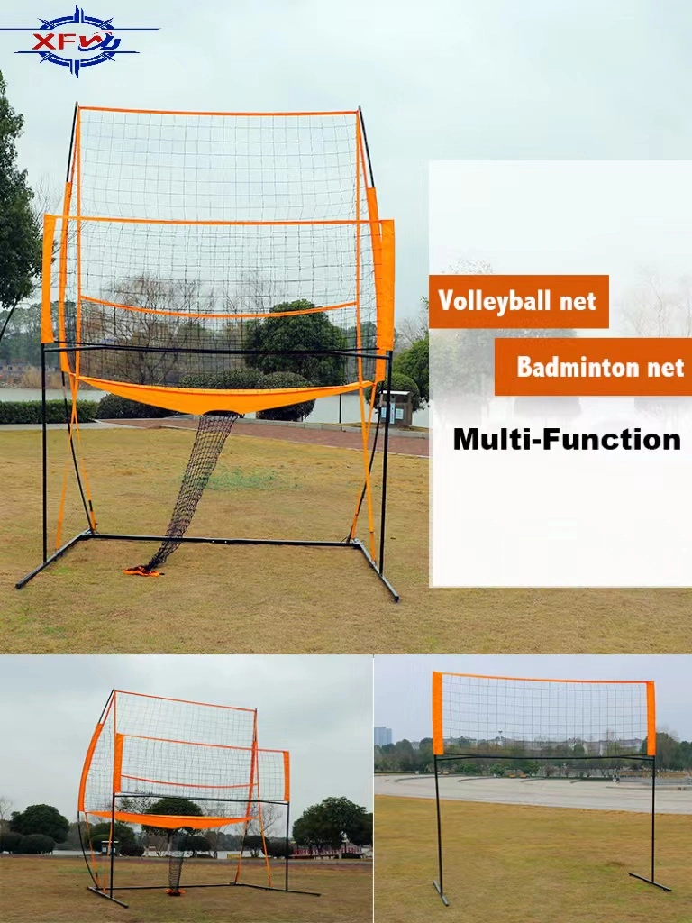 Sport Net Outdoor 2 in 1 Net Portable Badminton Training Net Durable Badminton Net 7*7FT