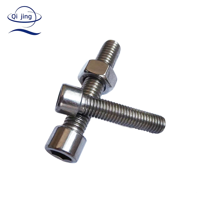 Facory Manufacured DIN 912 cabeza hexagonal de acero al carbono Tornillo tornillo hex.