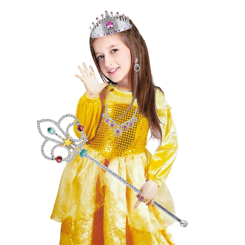 Las niñas vestir Trunk Fairy Bride Pop Star rol de juego Cosplay con accesorios Princess Crown Carnival Princess Costume