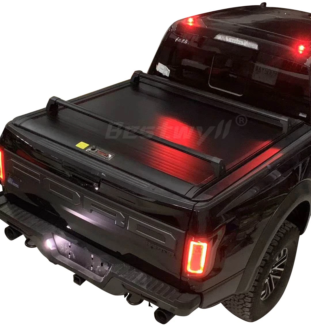 BESTWYLL 4X4 Accessories Car Shutter Luggage for Tonneau Roller Aluminum Pickup Truck Cross Bar for Ford Ranger Wildtrak F150