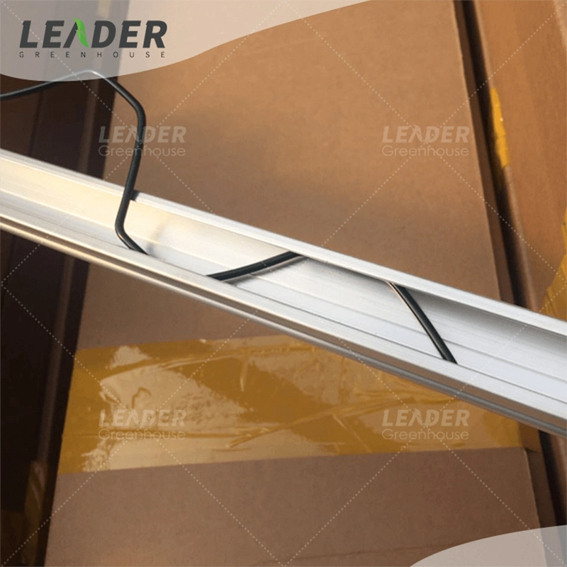 Garden Greenhouse Aluminum 1.5mm Lock Channel Profile for Fixing Plastic Film