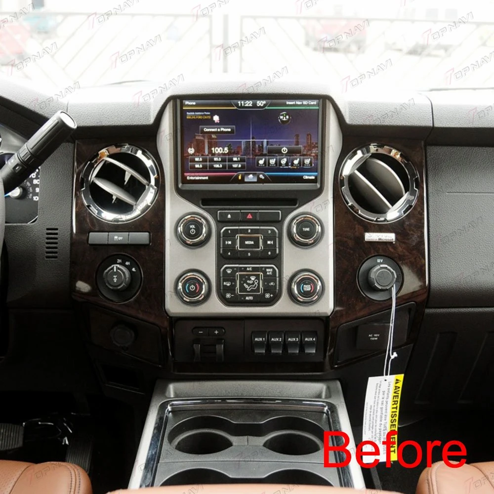 12.1pouces pour Ford F350 Stereo Auto Radio lecteur multimédia autoradio Carplay DSP