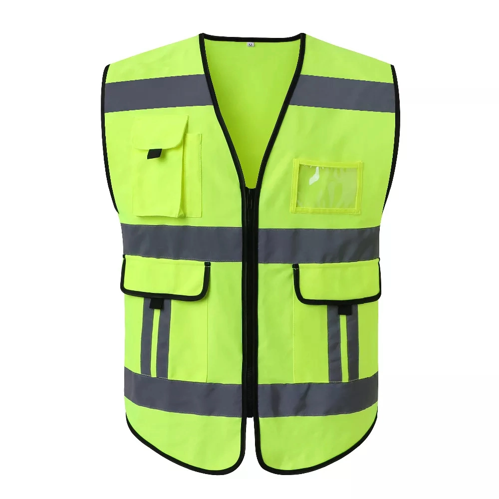 Security CE High Visibility Class 2 Custom Reflective Vest Safety for Men