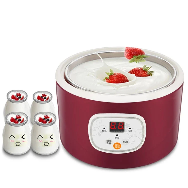 Small Home Water Cooled Milk Fried Frozen Manual Sealing Fresh Ice Cream Yogurt Making Machine