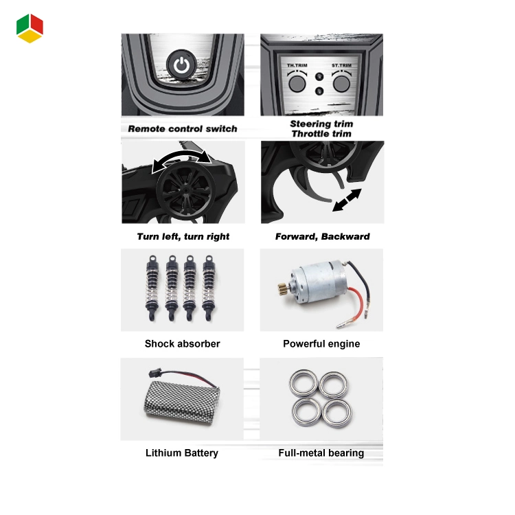 QS 2.4G 1: 14 4CH وحدة التحكم عن بُعد في شاحنة الطرق الوعرة وحدة التحكم عن بُعد في السيارة RC Car 2 Color assort (وحدة التحكم عن بُعد في السيارة 2) عالية السرعة بشاحنة الطرق غير الممهدة