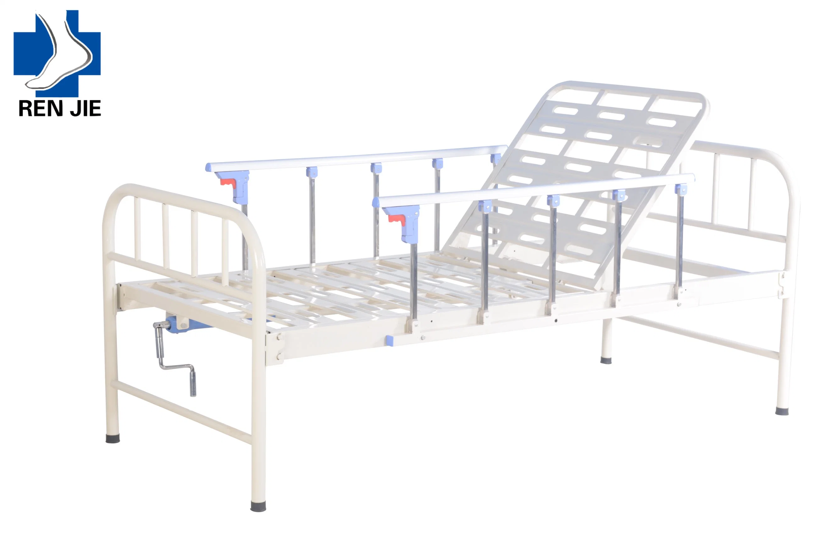 Manufacturers Direct Sale Luxury Nursing Medical Instrument Folding Hospital Bed Crank Multifunction Medicai Equipment Suppliers