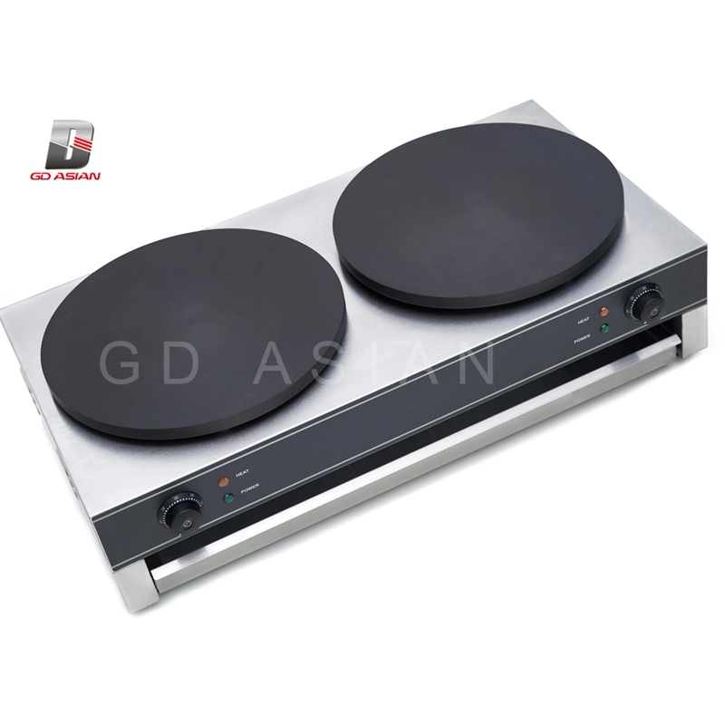 Double Commercial Stainless Steel Electric Crepe Maker