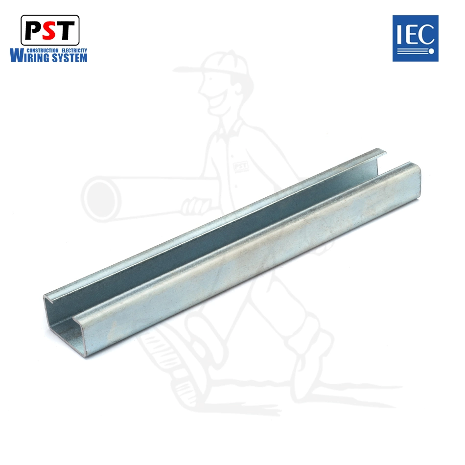 Carril DIN pellizcado con perfil en U de 35X7,5mm de Riel DIN Electro-galvnaied