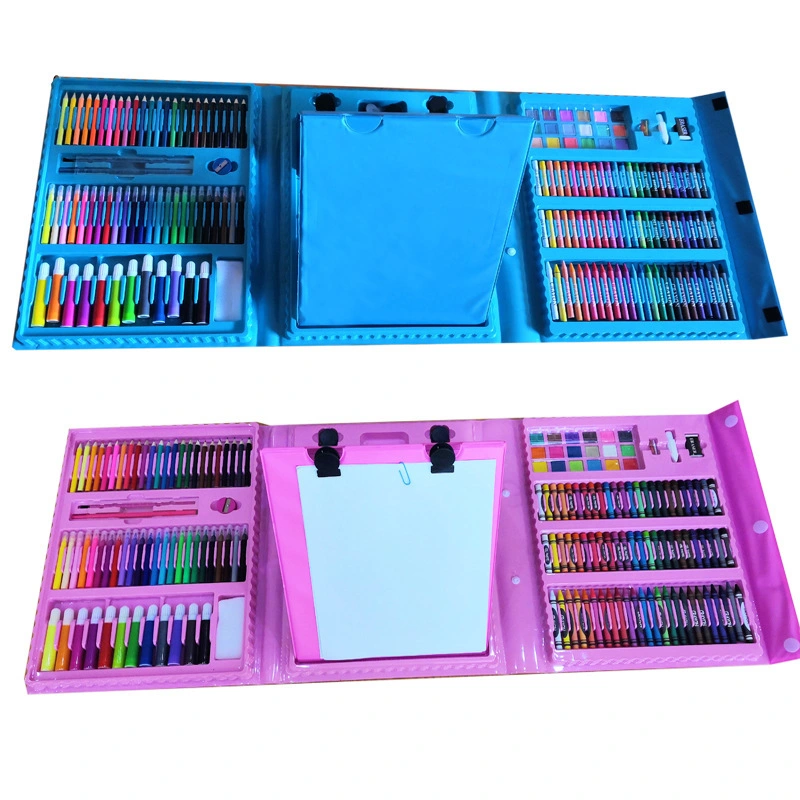 Hot Sale Water Color Pen Crayon Oil Pastel Painting Drawing Tool Wooden Box Art Set