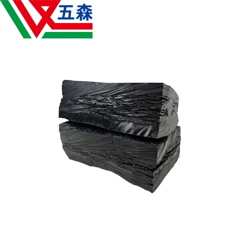 High Strength Butyl Recycled Rubber, High Tensile Strength, 60 Mesh Filtration Process, Low Specific Gravity, Usable Elongation of Tires, 430%, Strength, 9MPa