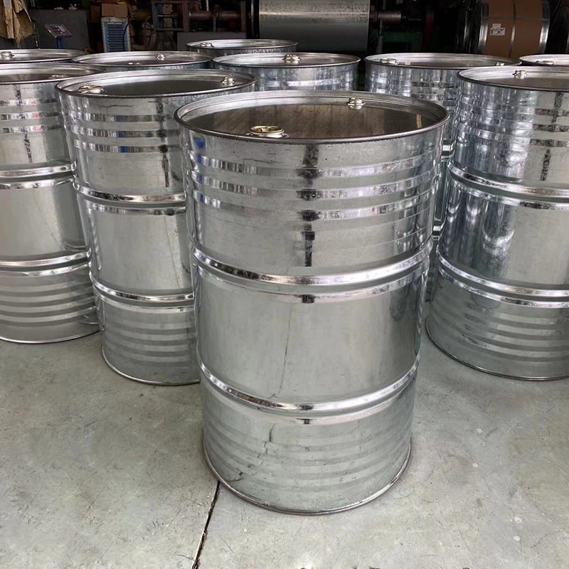 Industry Packaging 210L Galvanized Steel Iron Chemical Barrel Drum