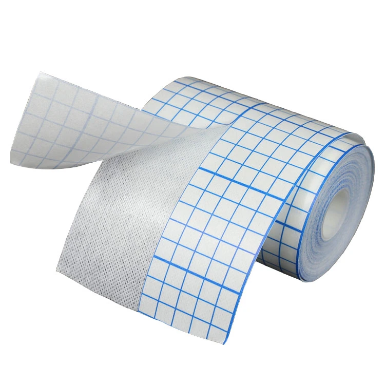 Waterproof Transparent Wound Dressings Non-Woven Fixation Medical Surgical Tape Roll