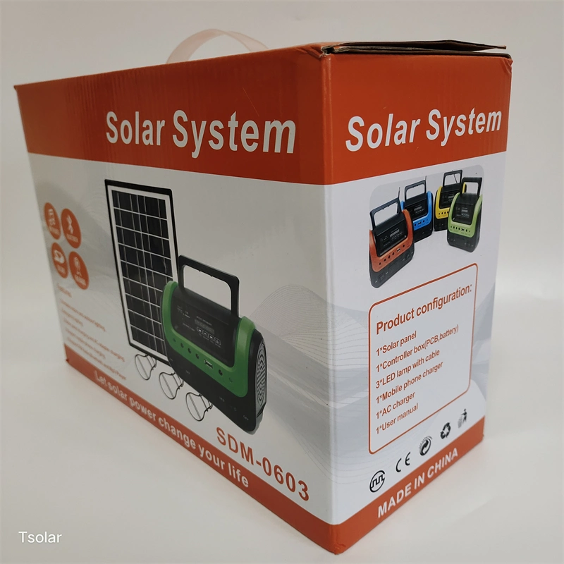 Innenbereich mit MP3 &amp; FM-Radio-Funktion Solar-Beleuchtung System