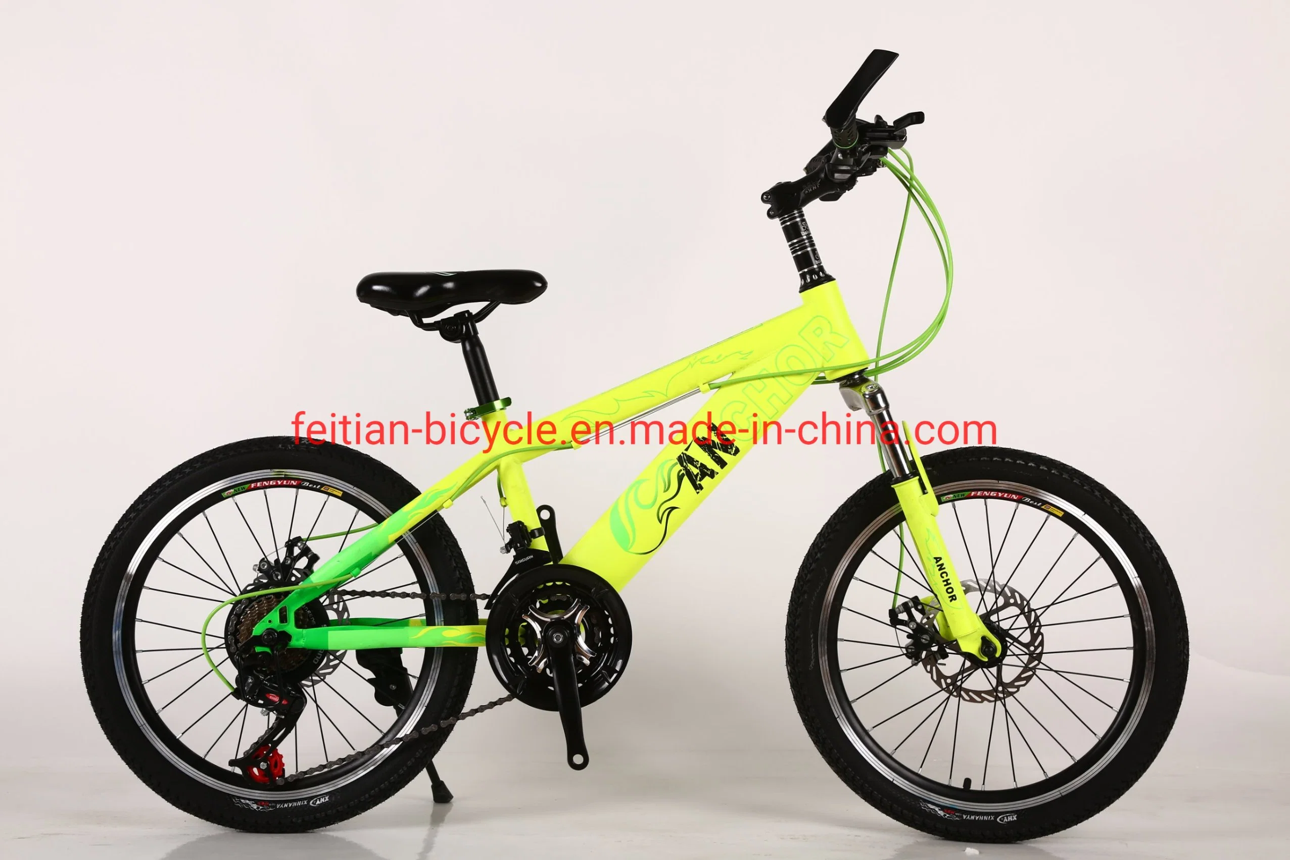 Steel Frame 20inch 21 Speed Gear Children Road Mountain Bicycle