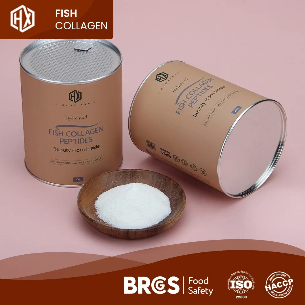 Taiwanmei China Manufacturer Better Marine Collagen Peptides Collagen Based Protein Powder Quality Make Contact Lenses Cod Skin-Fish Collagen Supplements