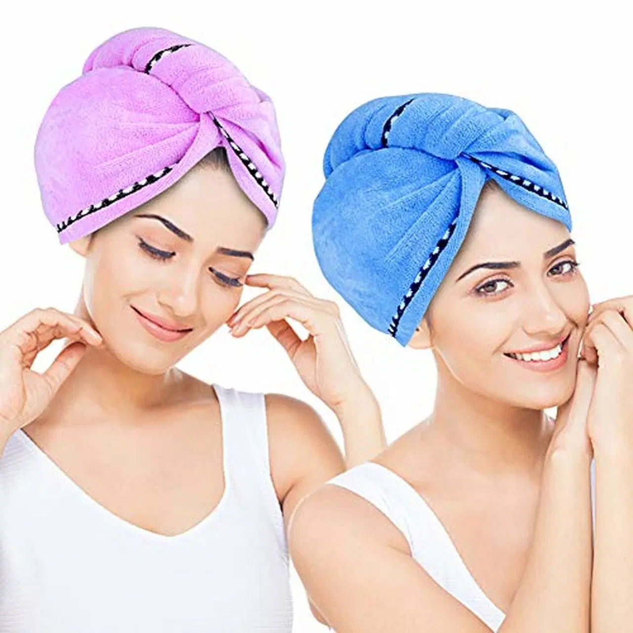 Quick Drying Lady Bath Towel Dry Hair Microfiber Bath Towel Hair Dry Shower Cap