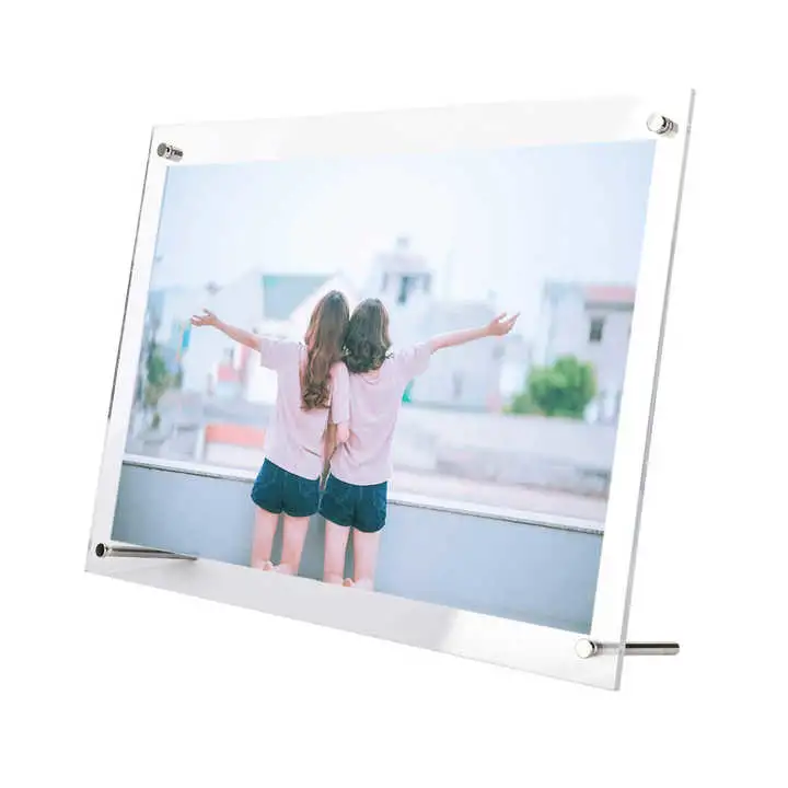 A4 LED Slim Light Box Photo Poster Board Aluminum Snap Frame