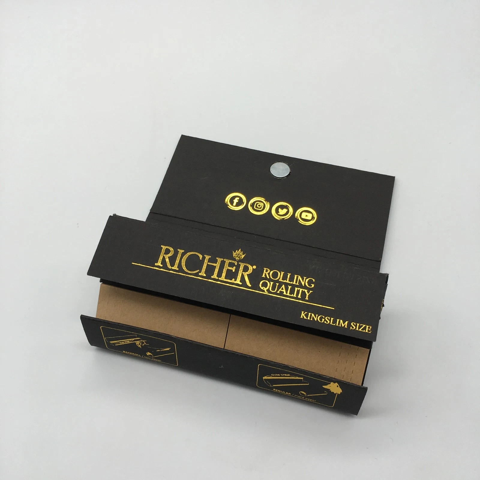 High quality/High cost performance  13GSM 14GSM White Brown Smoking Rolling Paper with Custom Logo