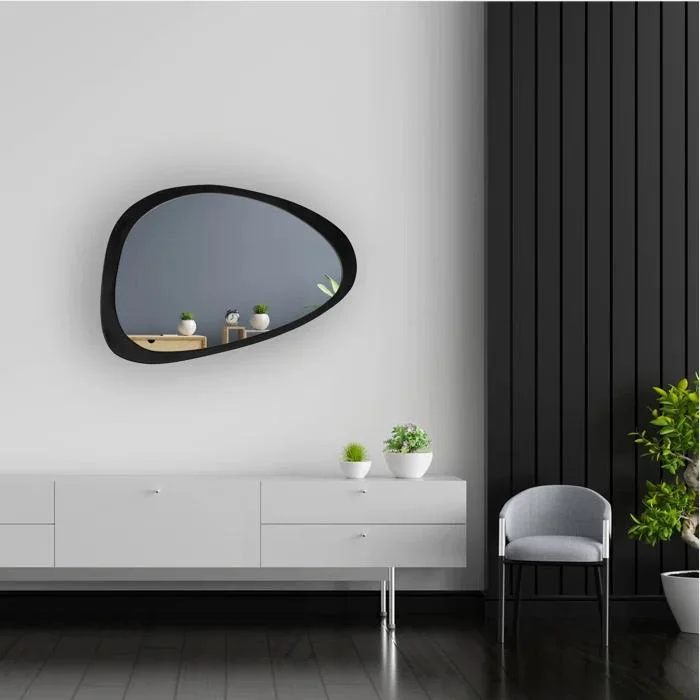 Blaxton Asymmetrical Wood Wall Mirror