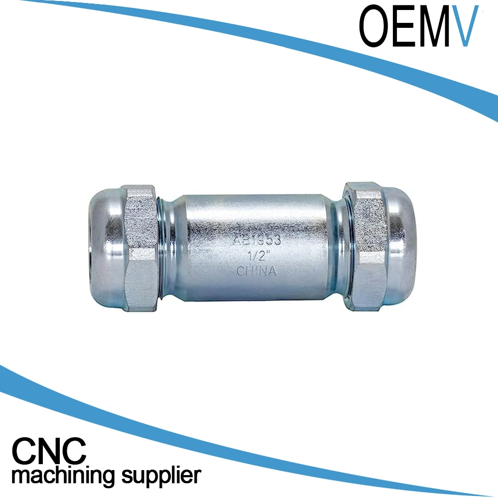 Custom OEM Steel Compression Coupling Spare Metal Parts