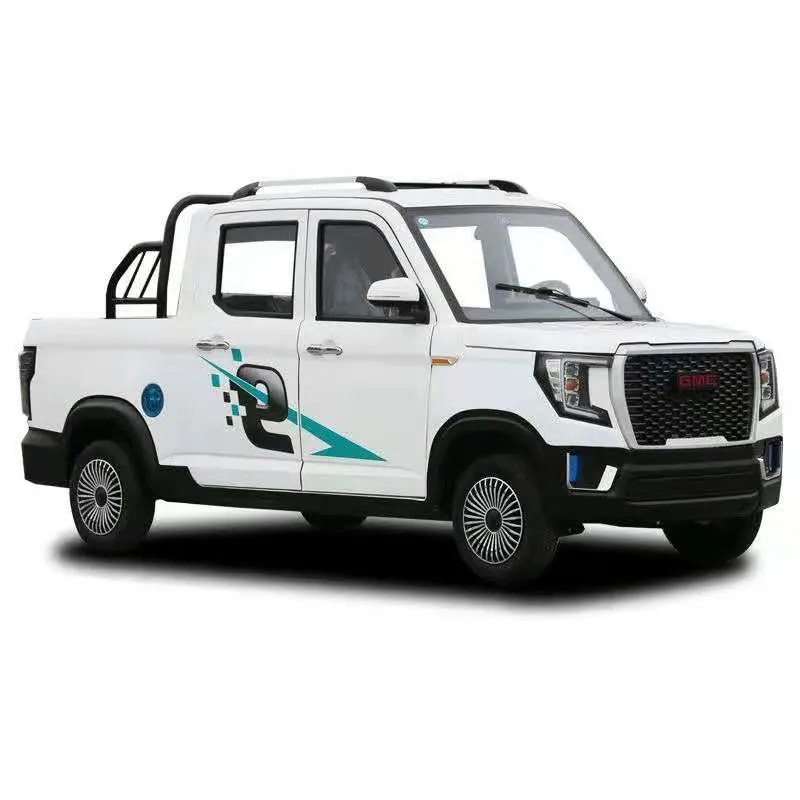 Novo camião do pick-up elétrico potente veículo novo com energia elétrica em marcha-atrás Imagem