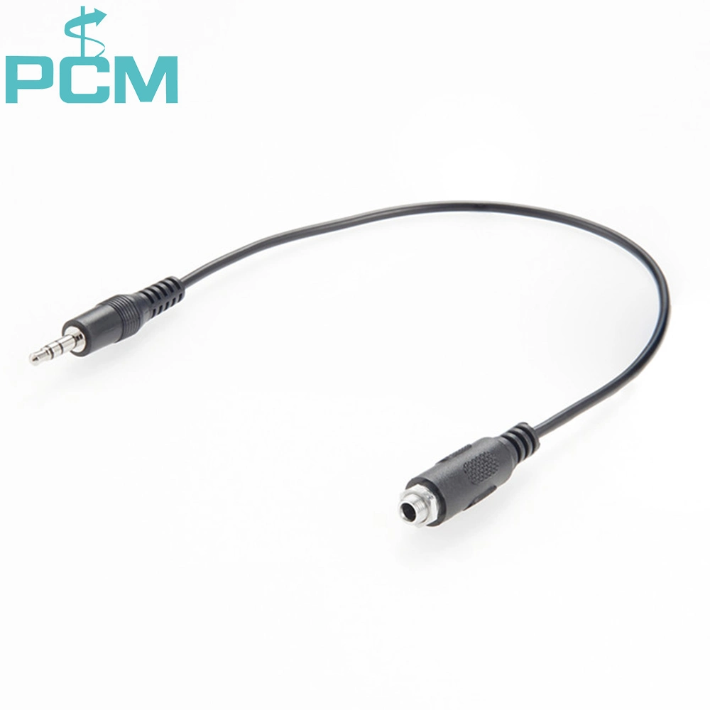 Panel Mount Stereo Audio Extension Cable 1/8" 3.5mm