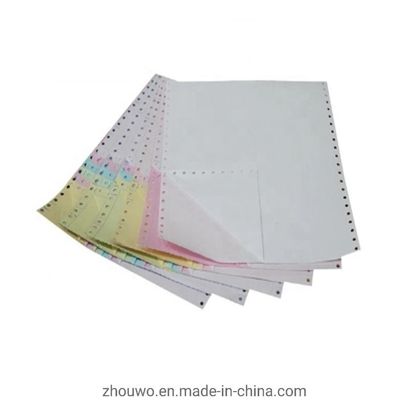 Carbonless Copy Paper NCR Dental Two-Side Carbon Paper Continuous Printing Paper