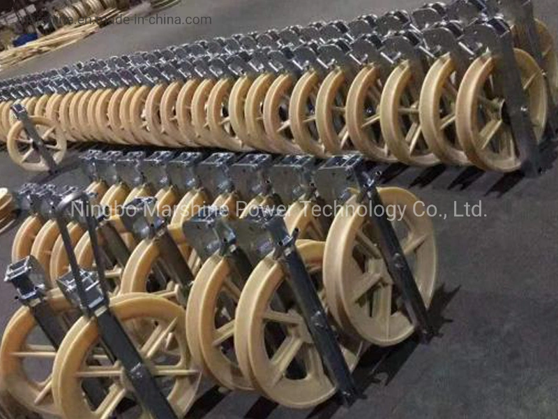 Large Diameter Construction Pilot Wire Aerial Helicopter Stringing Blocks for Transmission Line