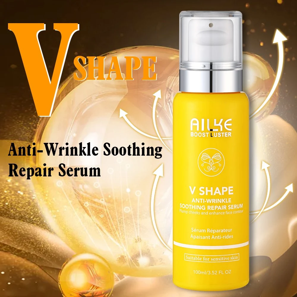 Etiqueta Privada quente OEM vender Hidratando Anti Envelhecimento da pele peptídeo Anti-Wrinkle ácido hialurônico Soro de rosto