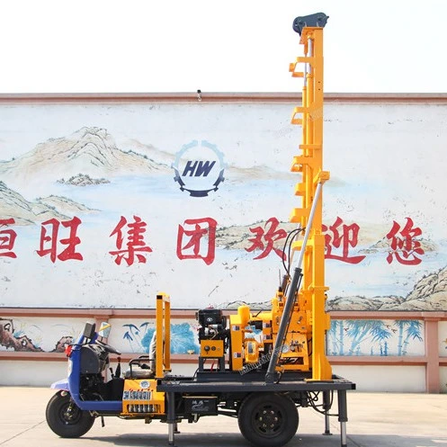 China New Portable Drilling Rig Machine with Mud Pump