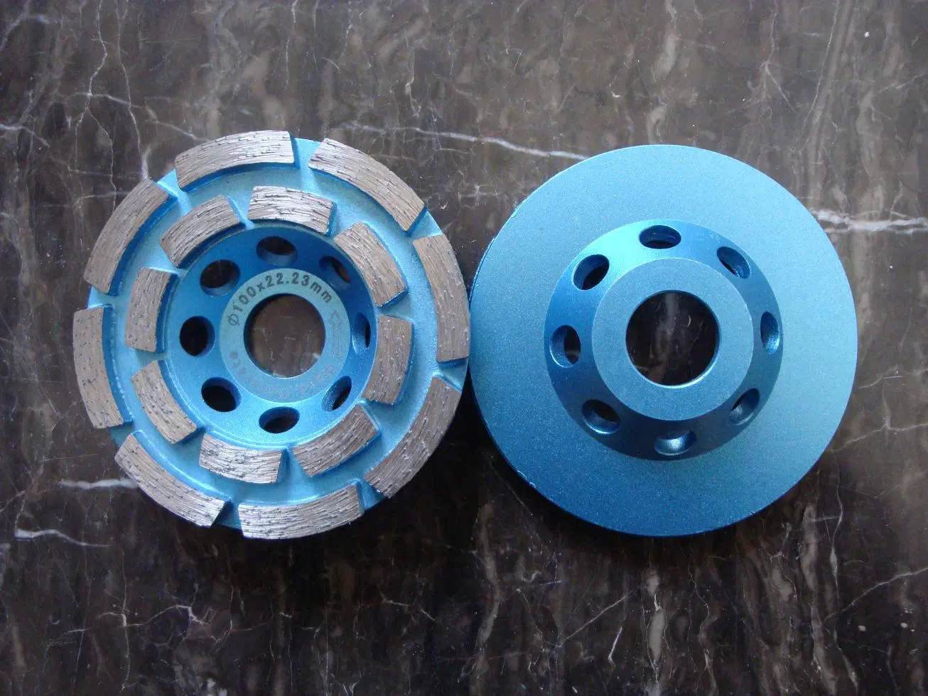 100mm Diamond Hot Press Double Row Cup Wheel for Stone