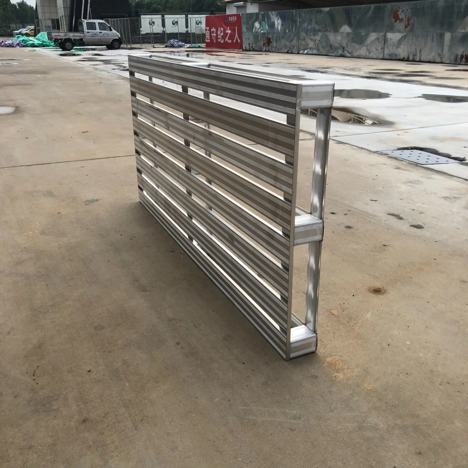 Anti-Static of High-Temperature Resistant Warehouse Handling Turnover Aluminum Pallet Transportation Loading Pallet