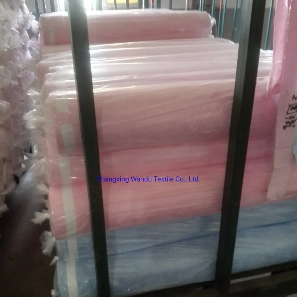 100 Percent Polyester Microfiber Bedsheet Fabric for Terry Bed Sheet