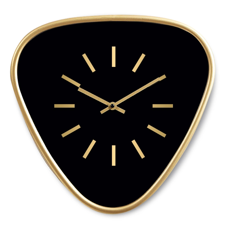 Unregelmäßige Form batteriebetriebene Quarz-Uhr Wandspiegel Uhr für Dekoration Für Zuhause