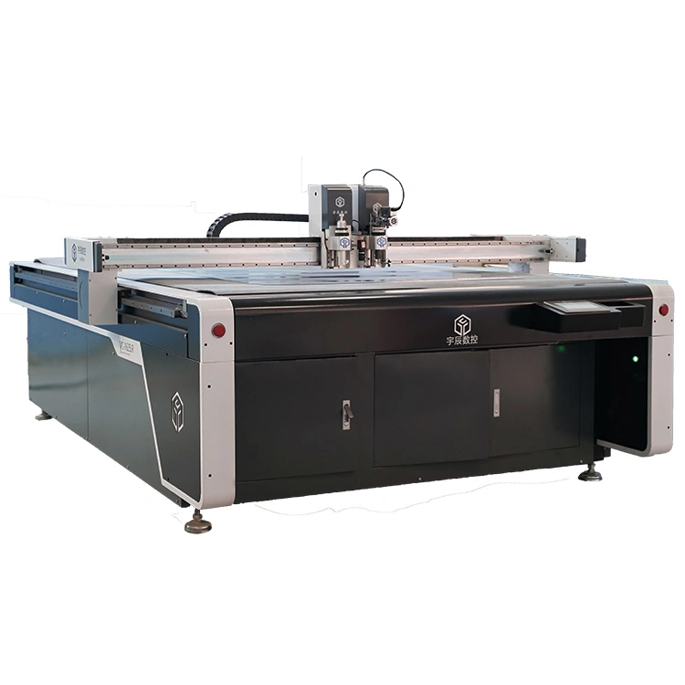 Yuchen Cuero Sintético Digital Máquina de corte CNC de cuero genuino con la cámara