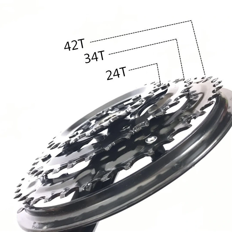 Road Bicycle Chainwheel and Crank Sets Carbon Steel Bicycle Freewheel Crank for Mountain Bike