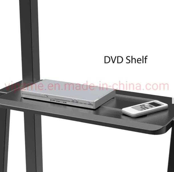 Flat Panel TV Moveable Floor Stand with Wheels AV Shelves